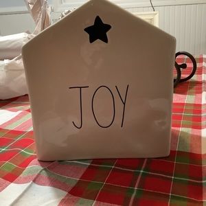Rae Dunn Ceramic JOY Luminary